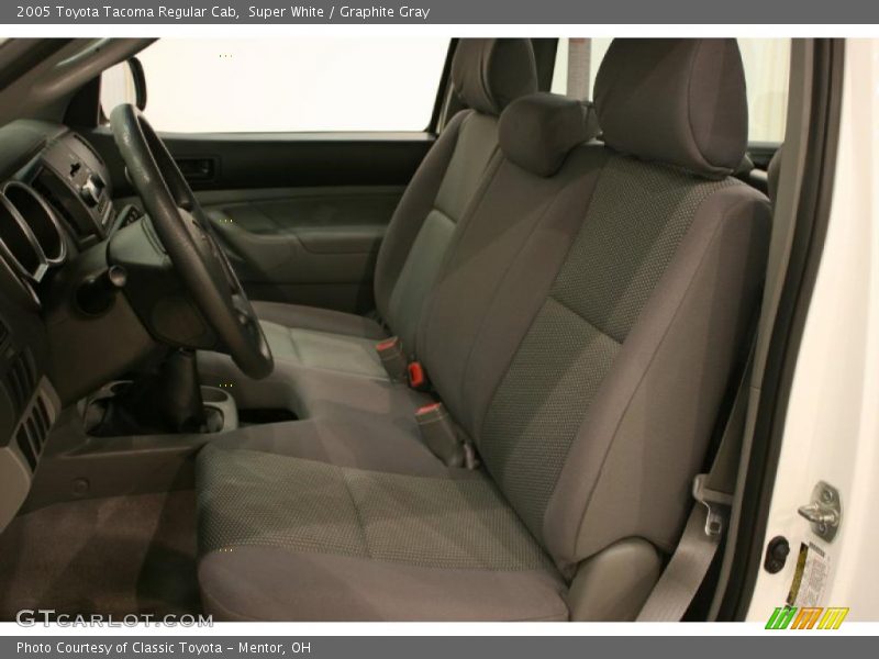 Super White / Graphite Gray 2005 Toyota Tacoma Regular Cab
