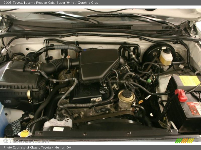 Super White / Graphite Gray 2005 Toyota Tacoma Regular Cab