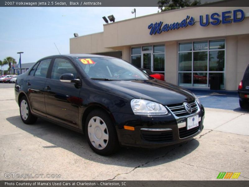 Black / Anthracite 2007 Volkswagen Jetta 2.5 Sedan