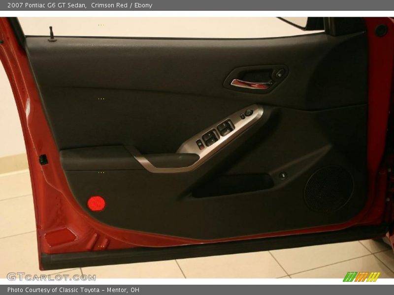 Crimson Red / Ebony 2007 Pontiac G6 GT Sedan