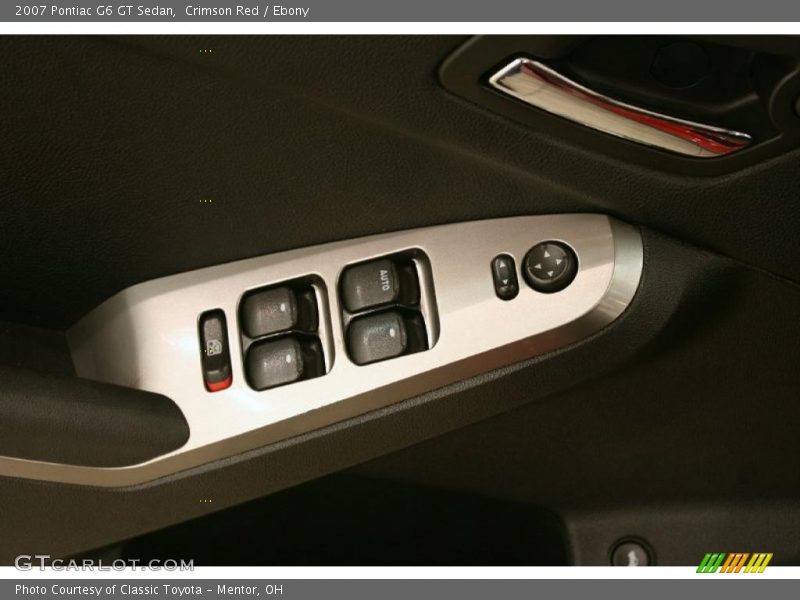 Crimson Red / Ebony 2007 Pontiac G6 GT Sedan