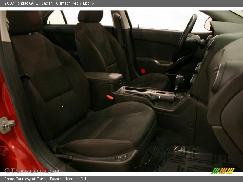 Crimson Red / Ebony 2007 Pontiac G6 GT Sedan