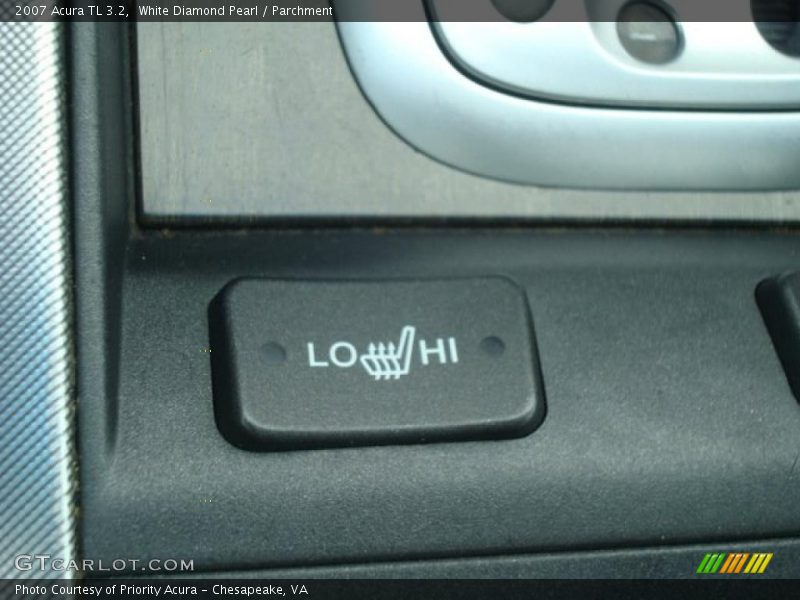 White Diamond Pearl / Parchment 2007 Acura TL 3.2