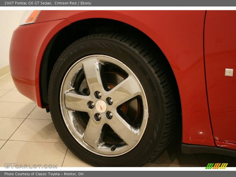 Crimson Red / Ebony 2007 Pontiac G6 GT Sedan