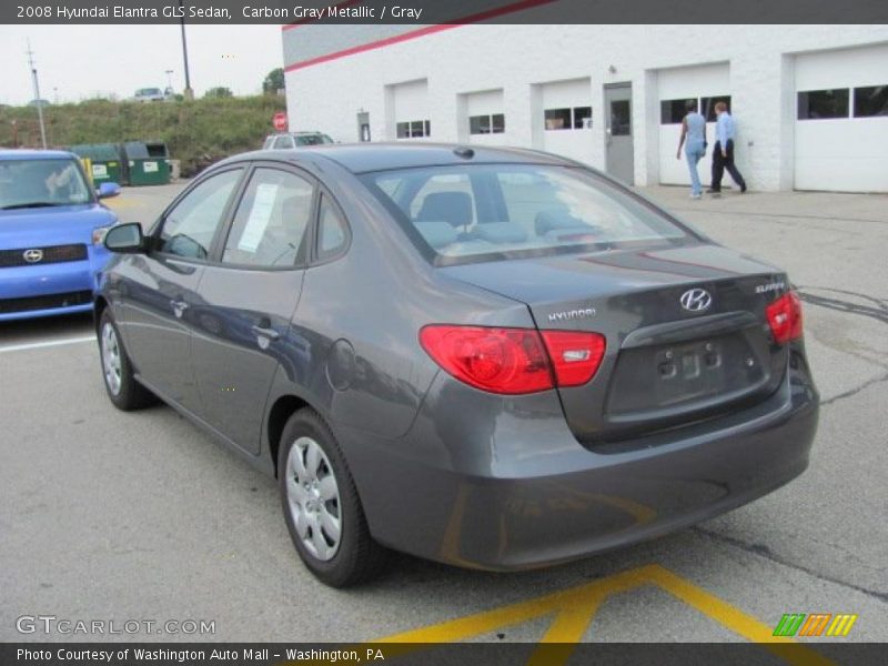 Carbon Gray Metallic / Gray 2008 Hyundai Elantra GLS Sedan