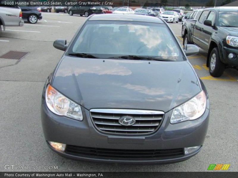 Carbon Gray Metallic / Gray 2008 Hyundai Elantra GLS Sedan