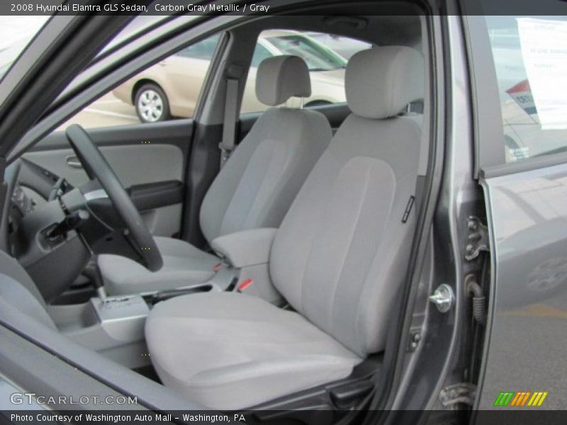 Carbon Gray Metallic / Gray 2008 Hyundai Elantra GLS Sedan