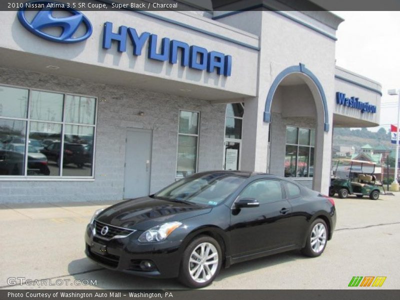 Super Black / Charcoal 2010 Nissan Altima 3.5 SR Coupe