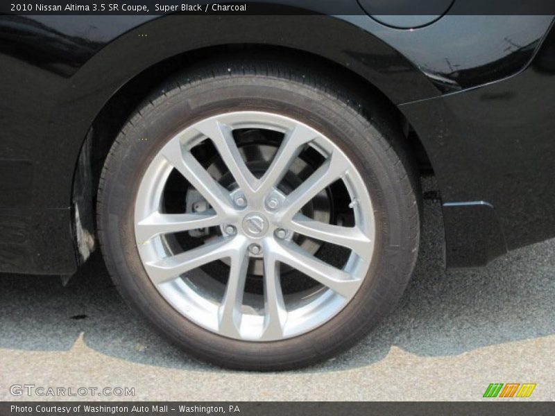 Super Black / Charcoal 2010 Nissan Altima 3.5 SR Coupe