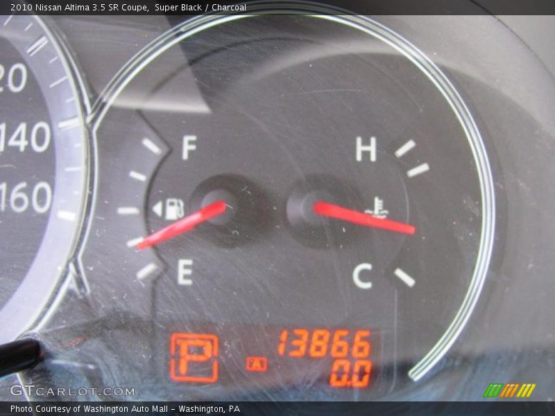 Super Black / Charcoal 2010 Nissan Altima 3.5 SR Coupe