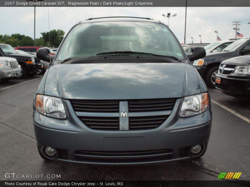 Magnesium Pearl / Dark Khaki/Light Graystone 2007 Dodge Grand Caravan SXT