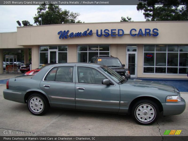 Light Tundra Metallic / Medium Parchment 2005 Mercury Grand Marquis GS
