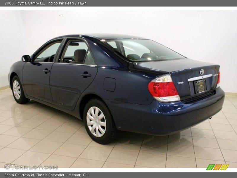 Indigo Ink Pearl / Fawn 2005 Toyota Camry LE