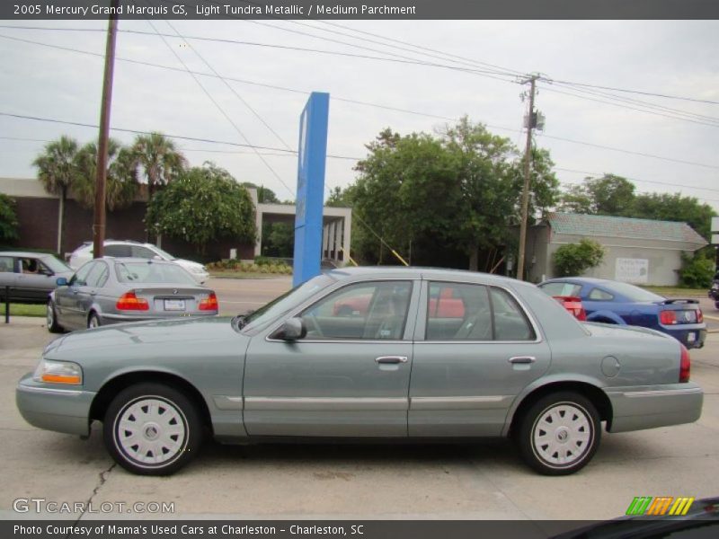 Light Tundra Metallic / Medium Parchment 2005 Mercury Grand Marquis GS