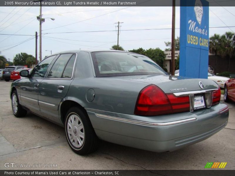 Light Tundra Metallic / Medium Parchment 2005 Mercury Grand Marquis GS