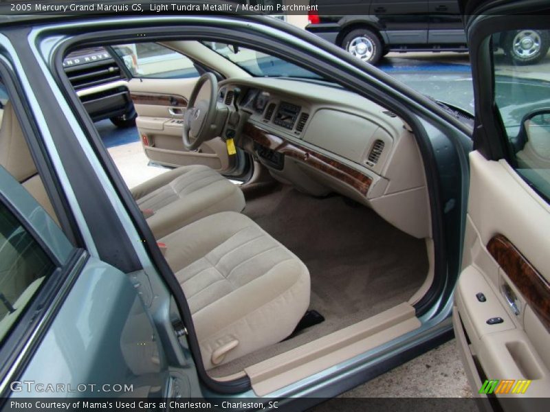 Light Tundra Metallic / Medium Parchment 2005 Mercury Grand Marquis GS