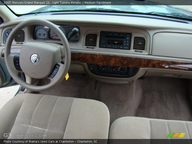 Light Tundra Metallic / Medium Parchment 2005 Mercury Grand Marquis GS