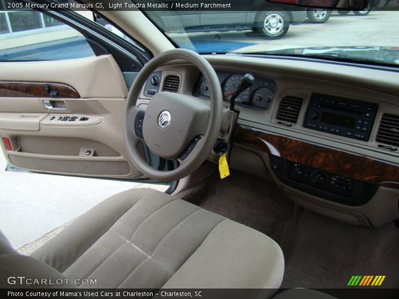 Light Tundra Metallic / Medium Parchment 2005 Mercury Grand Marquis GS