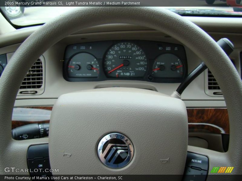 Light Tundra Metallic / Medium Parchment 2005 Mercury Grand Marquis GS