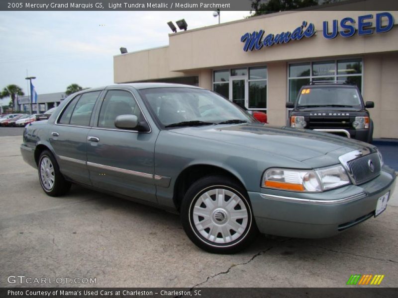 Light Tundra Metallic / Medium Parchment 2005 Mercury Grand Marquis GS