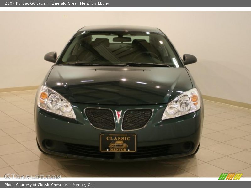 Emerald Green Metallic / Ebony 2007 Pontiac G6 Sedan