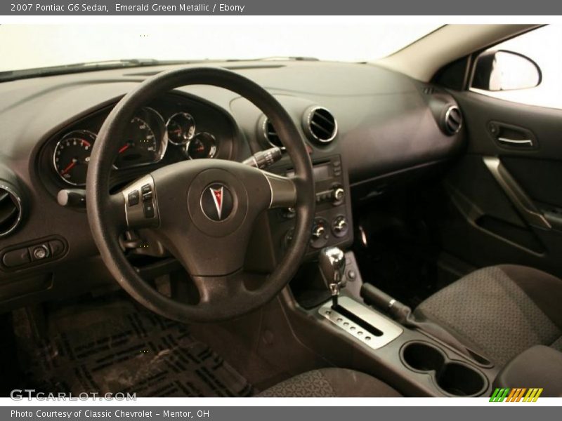 Emerald Green Metallic / Ebony 2007 Pontiac G6 Sedan