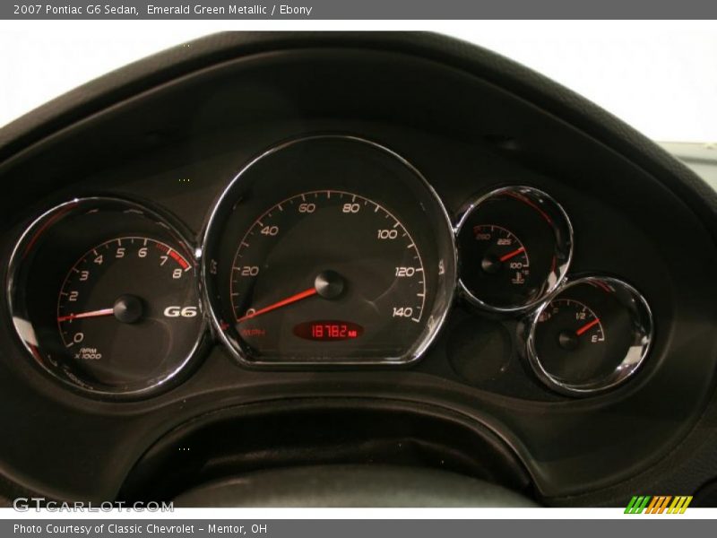 Emerald Green Metallic / Ebony 2007 Pontiac G6 Sedan