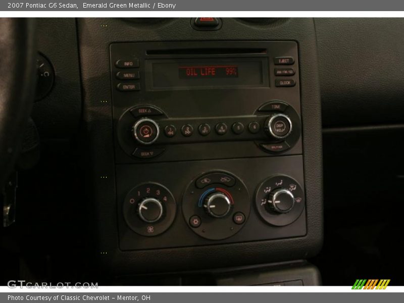 Emerald Green Metallic / Ebony 2007 Pontiac G6 Sedan