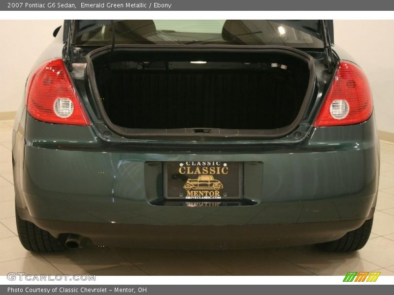 Emerald Green Metallic / Ebony 2007 Pontiac G6 Sedan