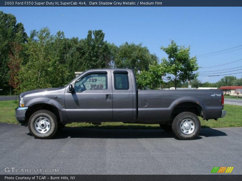 Dark Shadow Grey Metallic / Medium Flint 2003 Ford F350 Super Duty XL SuperCab 4x4