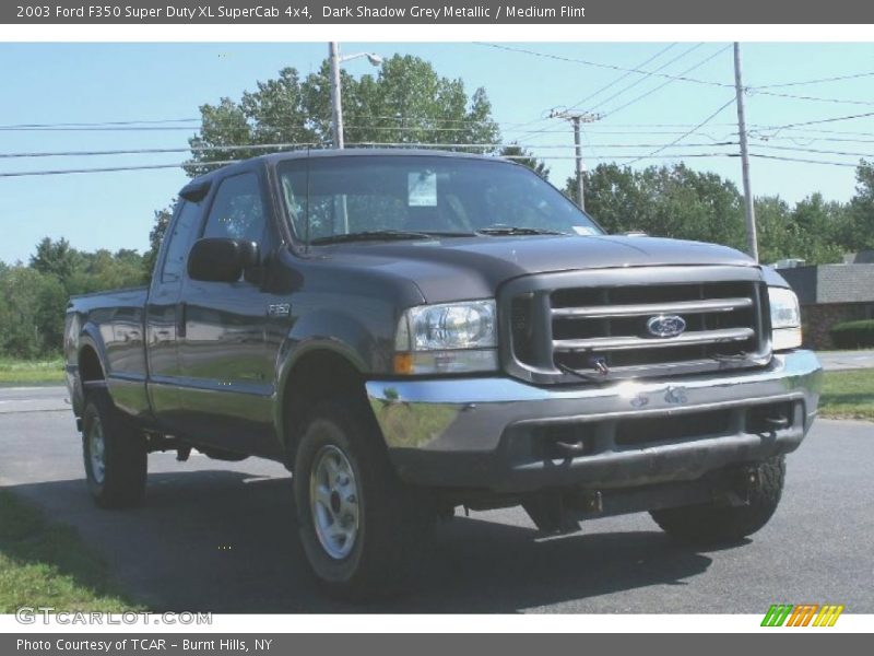 Dark Shadow Grey Metallic / Medium Flint 2003 Ford F350 Super Duty XL SuperCab 4x4