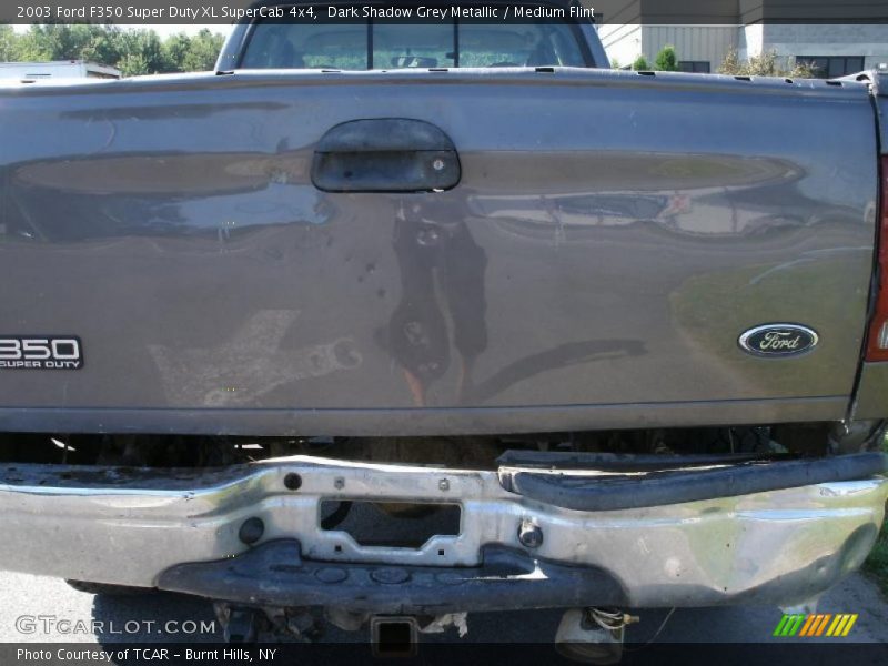 Dark Shadow Grey Metallic / Medium Flint 2003 Ford F350 Super Duty XL SuperCab 4x4