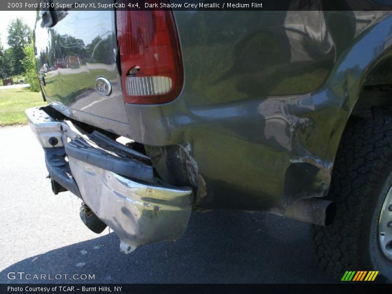 Dark Shadow Grey Metallic / Medium Flint 2003 Ford F350 Super Duty XL SuperCab 4x4