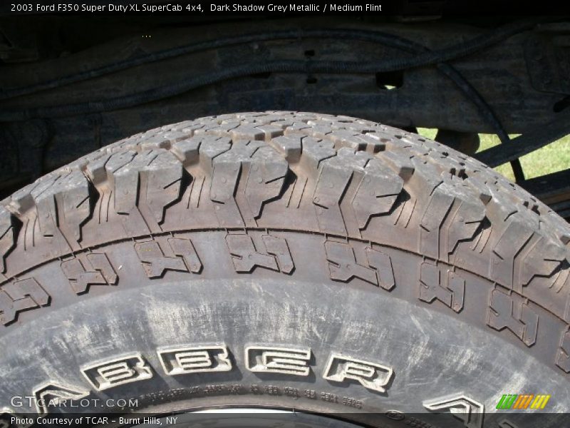 Dark Shadow Grey Metallic / Medium Flint 2003 Ford F350 Super Duty XL SuperCab 4x4