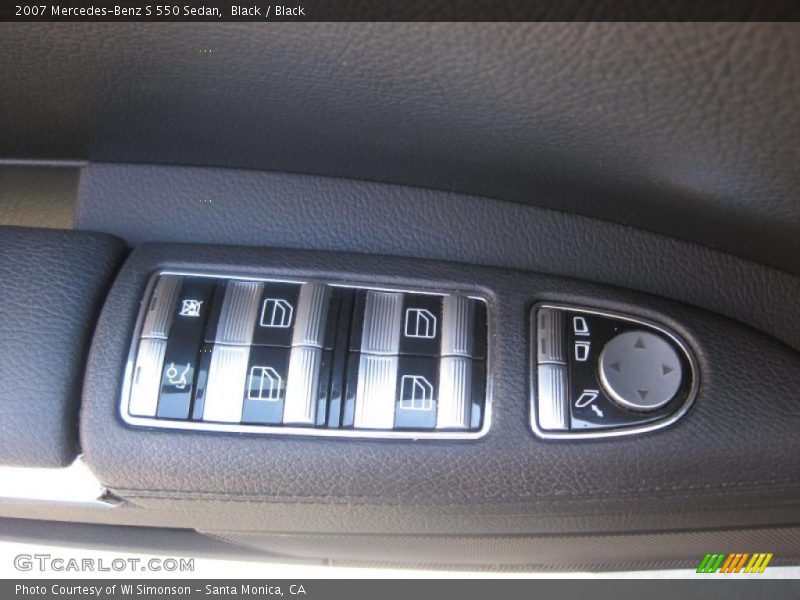Black / Black 2007 Mercedes-Benz S 550 Sedan