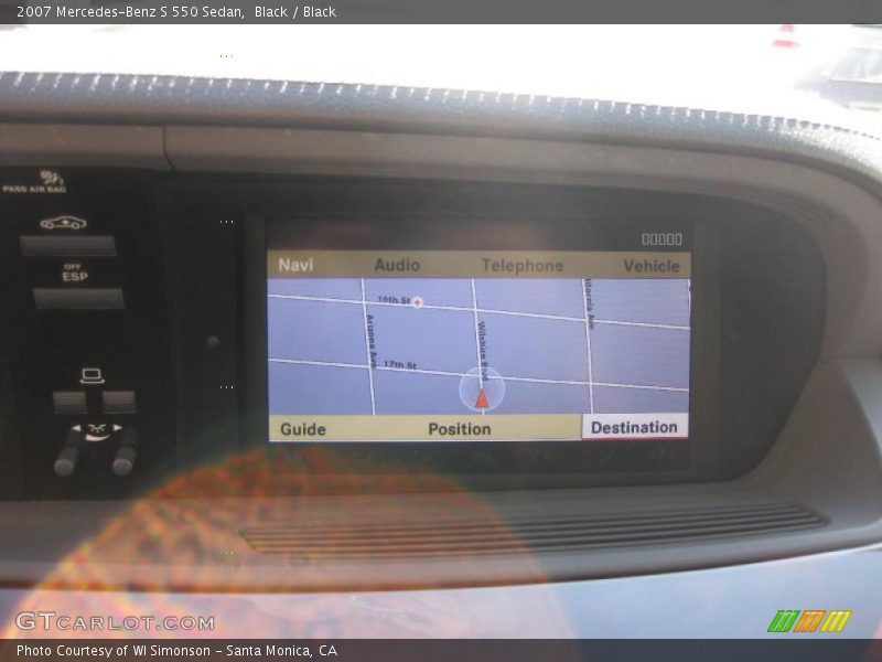 Black / Black 2007 Mercedes-Benz S 550 Sedan