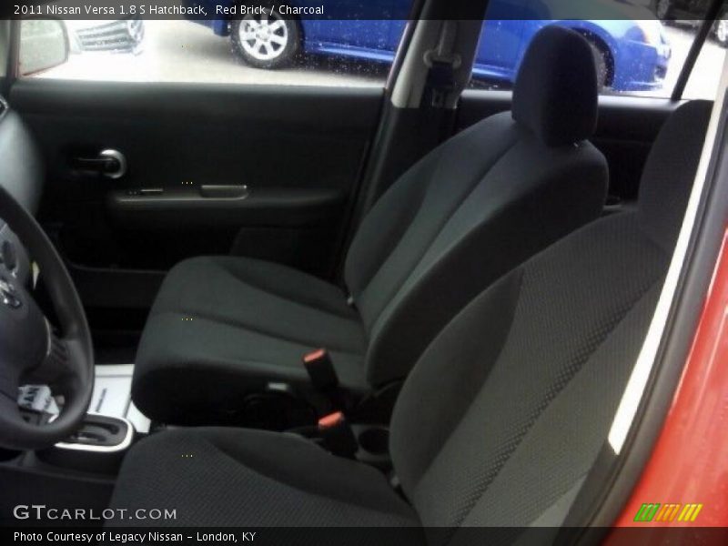 Red Brick / Charcoal 2011 Nissan Versa 1.8 S Hatchback