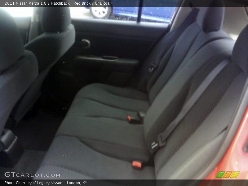 Red Brick / Charcoal 2011 Nissan Versa 1.8 S Hatchback