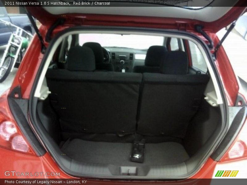 Red Brick / Charcoal 2011 Nissan Versa 1.8 S Hatchback