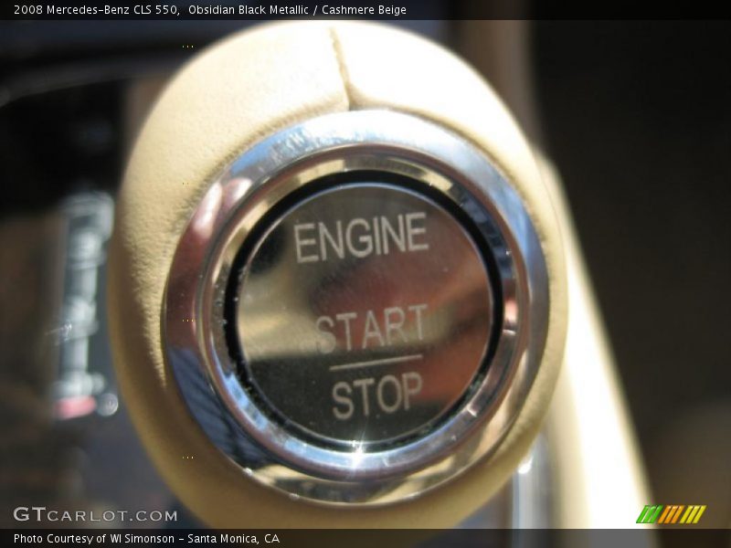 Obsidian Black Metallic / Cashmere Beige 2008 Mercedes-Benz CLS 550