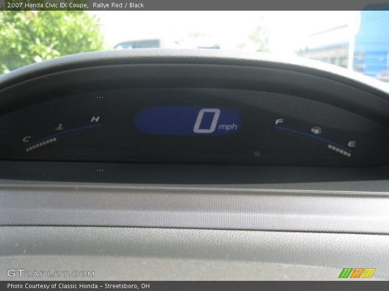 Rallye Red / Black 2007 Honda Civic EX Coupe