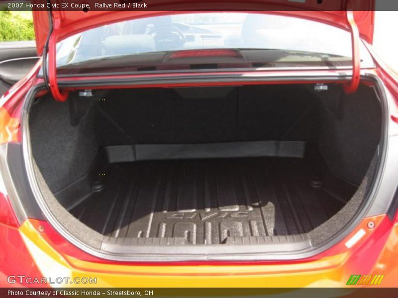 Rallye Red / Black 2007 Honda Civic EX Coupe