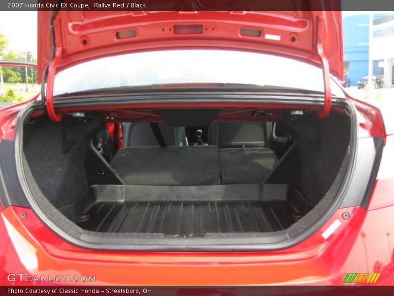 Rallye Red / Black 2007 Honda Civic EX Coupe
