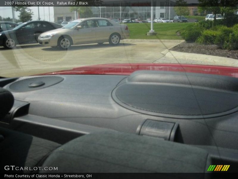 Rallye Red / Black 2007 Honda Civic EX Coupe