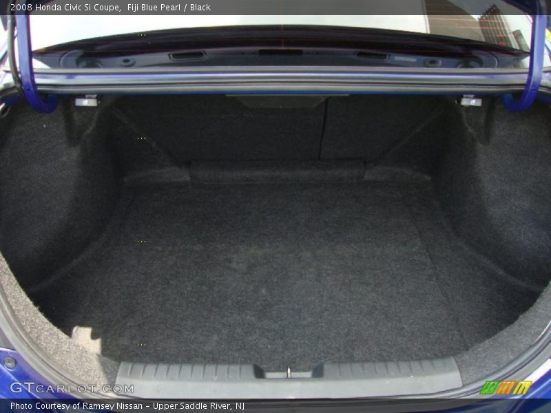 Fiji Blue Pearl / Black 2008 Honda Civic Si Coupe