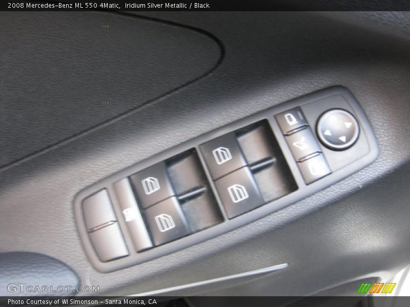 Iridium Silver Metallic / Black 2008 Mercedes-Benz ML 550 4Matic