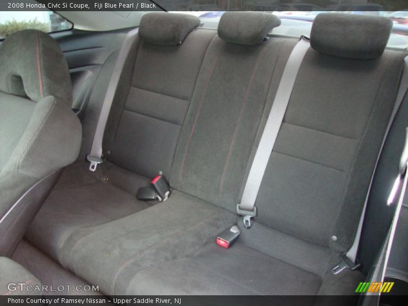 Fiji Blue Pearl / Black 2008 Honda Civic Si Coupe