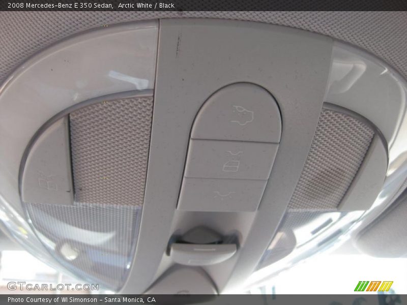 Arctic White / Black 2008 Mercedes-Benz E 350 Sedan