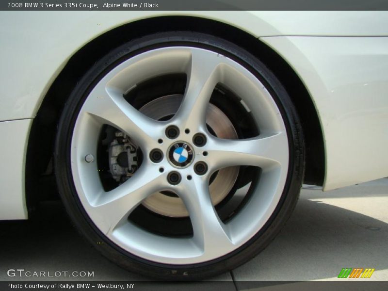 Alpine White / Black 2008 BMW 3 Series 335i Coupe
