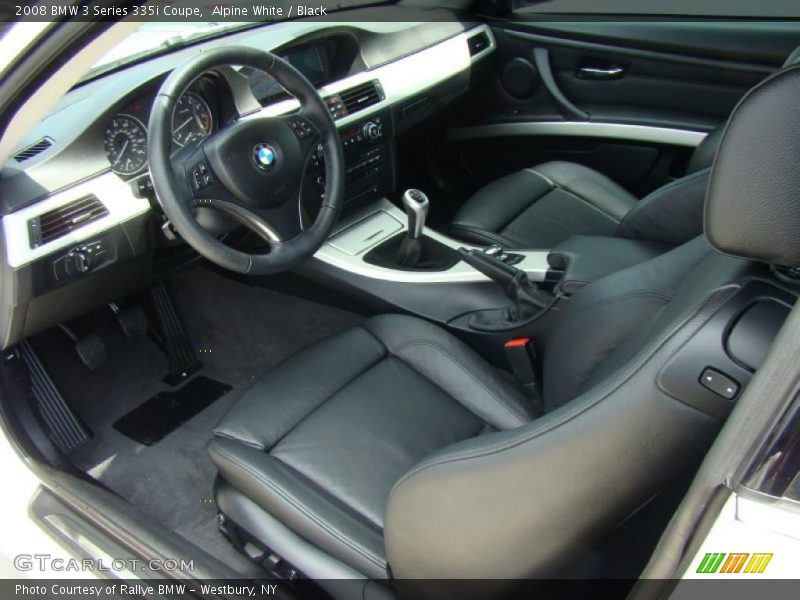 Alpine White / Black 2008 BMW 3 Series 335i Coupe